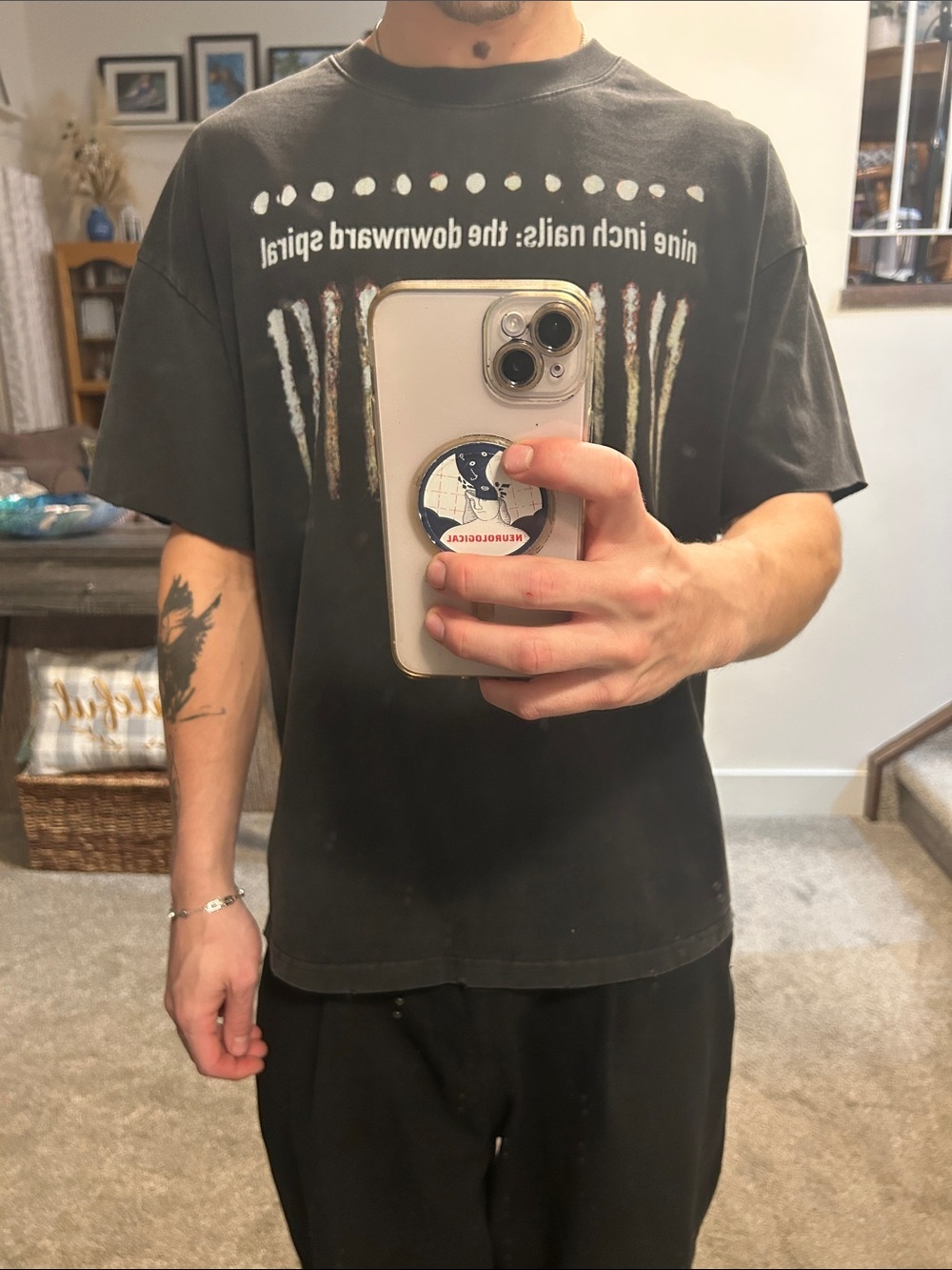 Vintage Nine Inch Nails Distressed Graphic Shirt - Picture 8 of 8